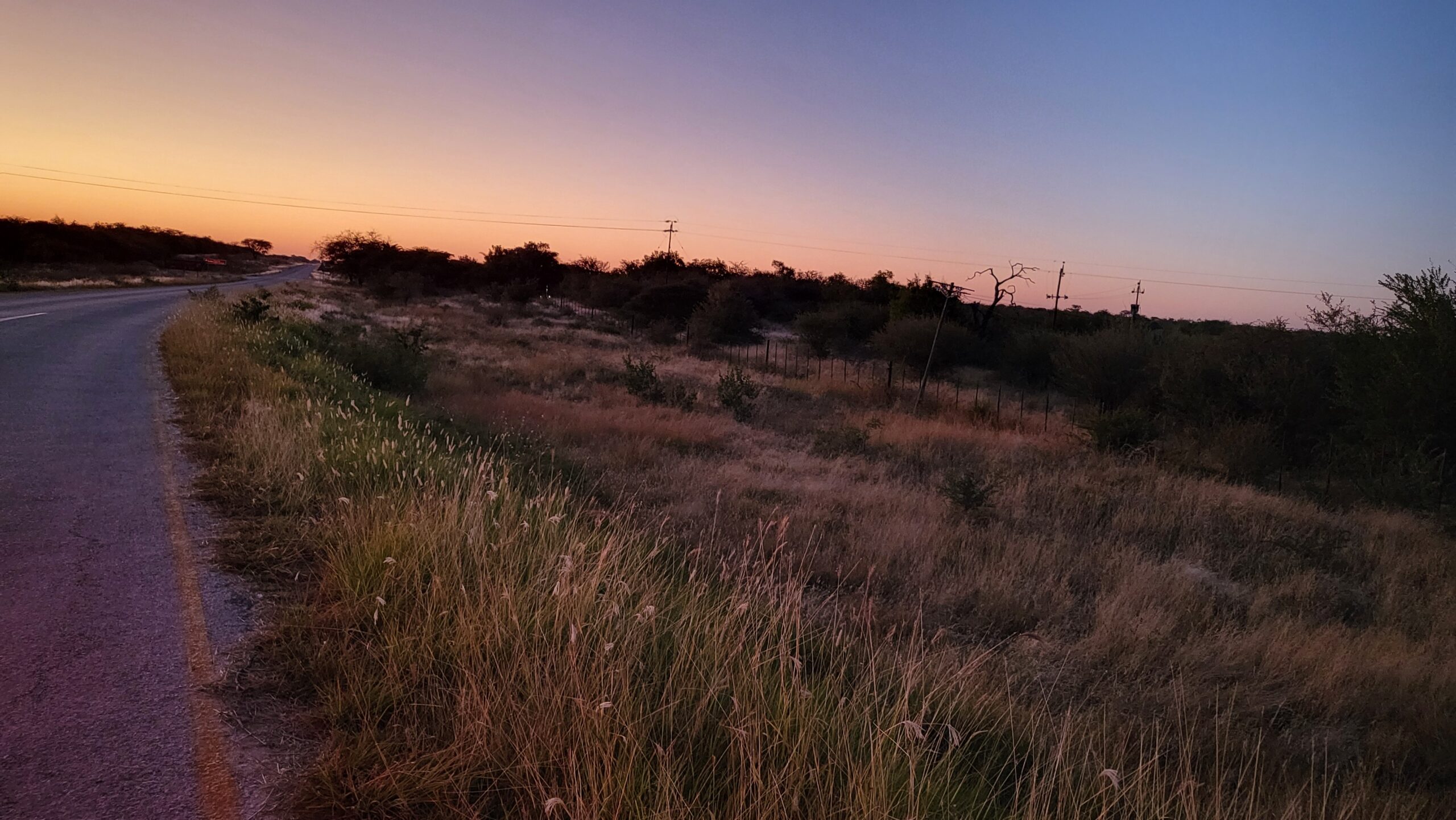 levée du soleil étosha