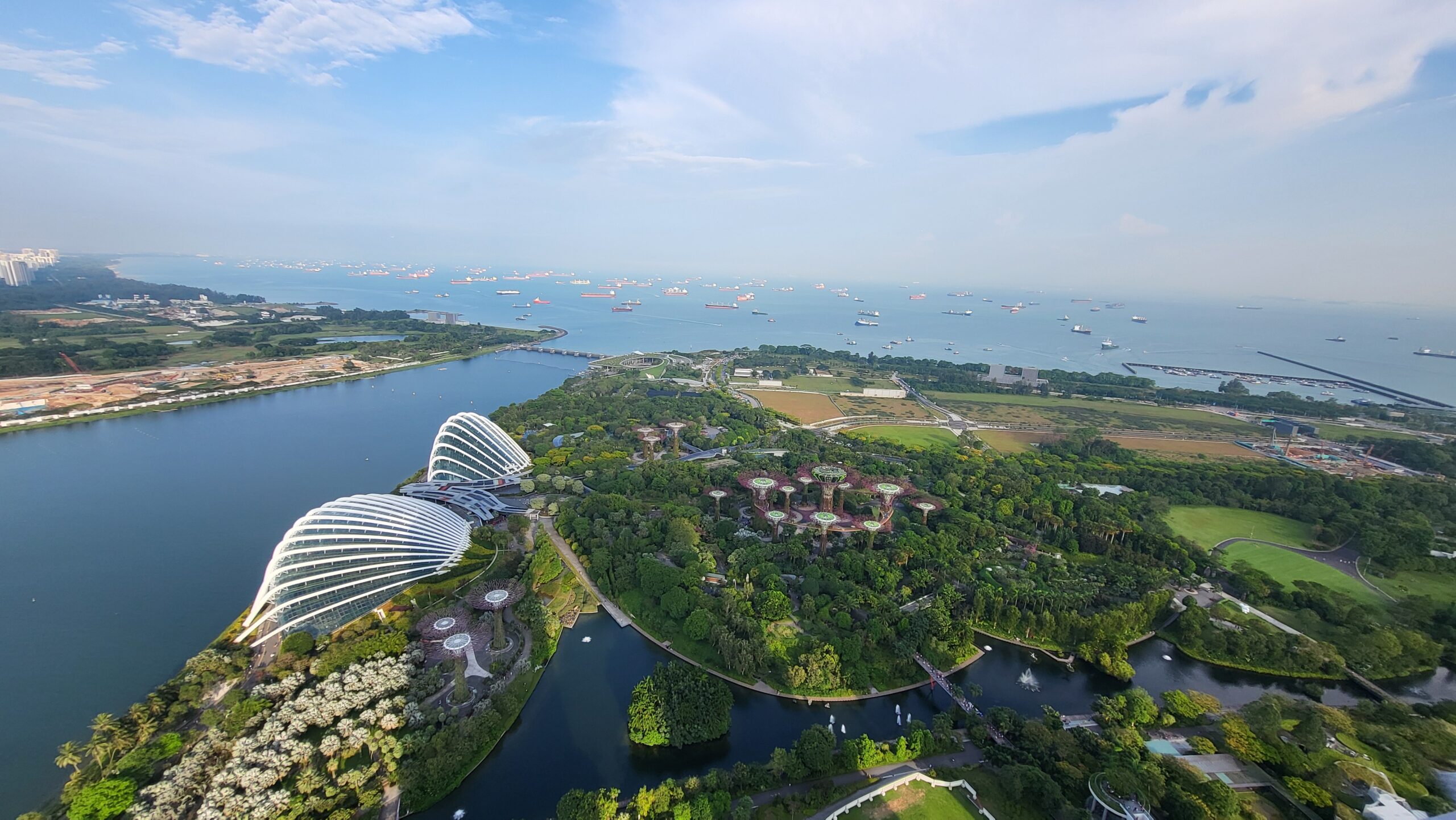vue sur la marina, singapour
